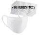 Masques barrières en tissu lavable + 60 filtres de rechange