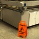 Chevalet - Attention maintenance en cours - Orange fluo